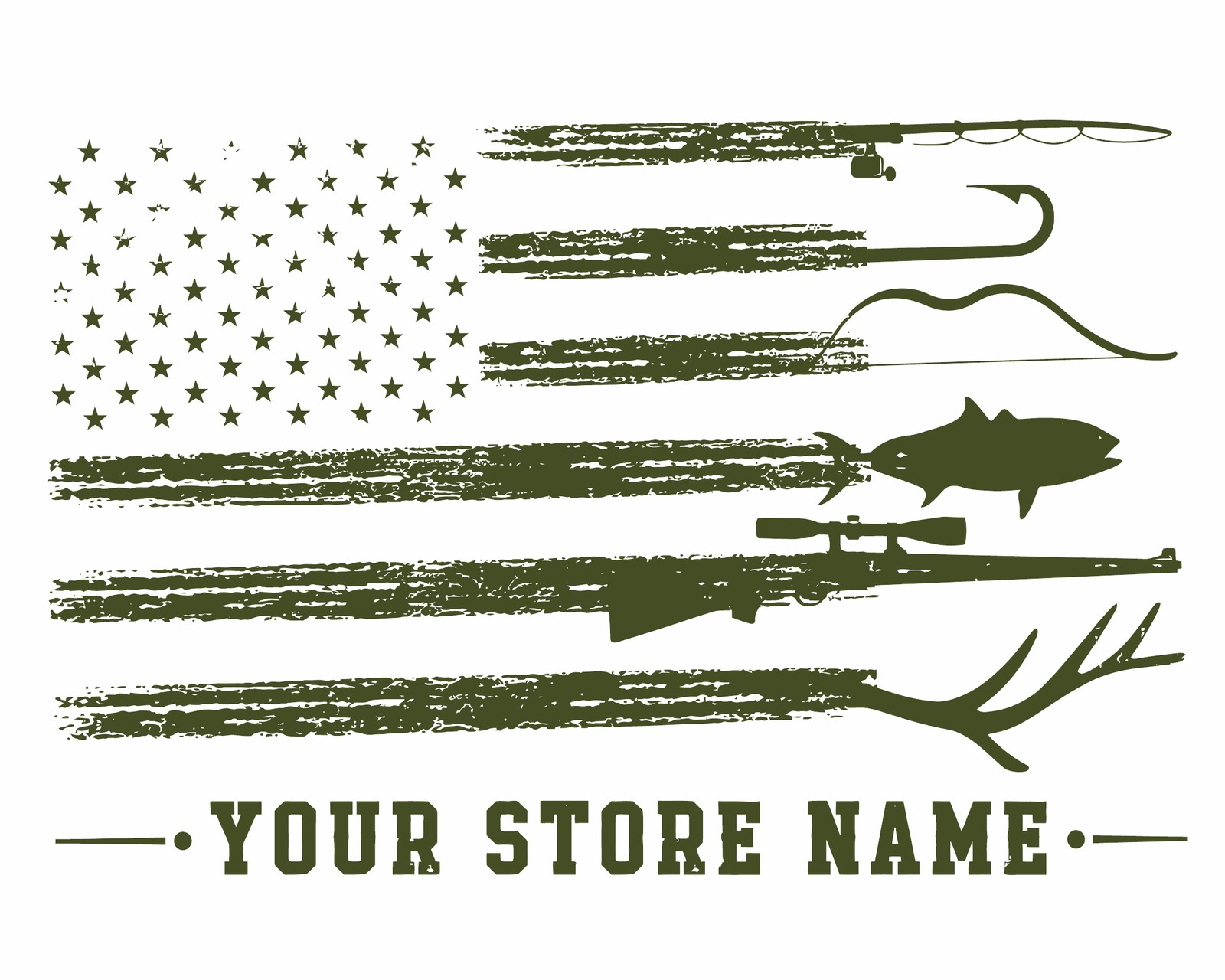 Rowan Sportswear Outdoor Flag tee design